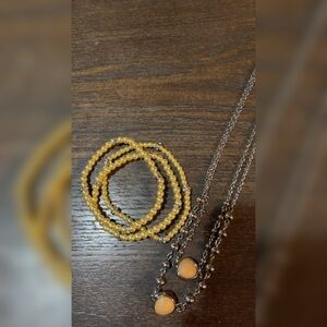 Elegant Gold and Silver Jewelry Set